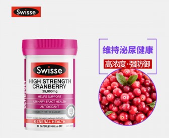 Swisse 蔓越莓精华胶囊25,000mg 30粒 Swisse 蔓越莓精华胶囊25,000mg 30粒